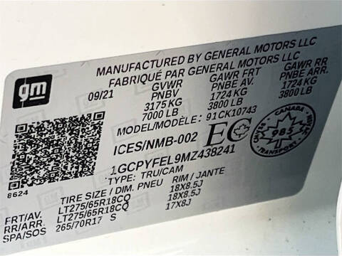 2021 Chevrolet Silverado 1500