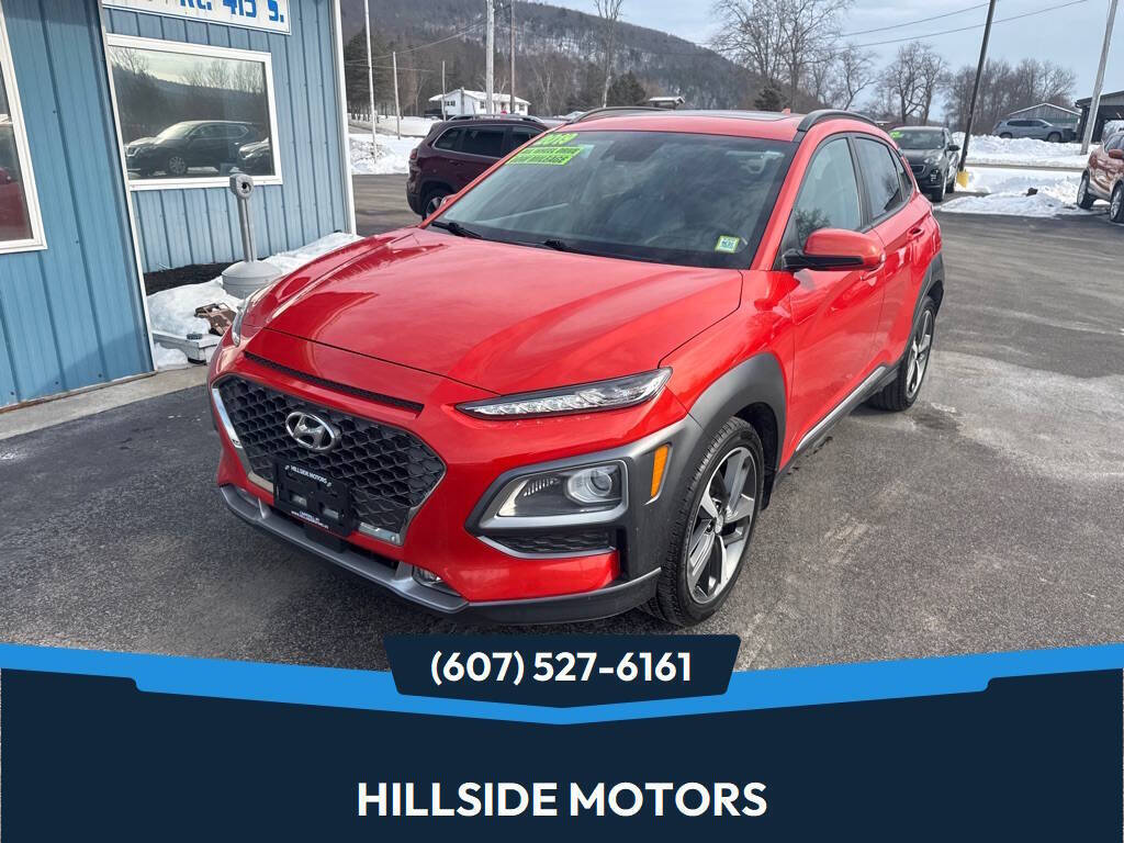 Orange 2019 Hyundai KONA Ultimate AWD Ultimate 4dr Crossover 1