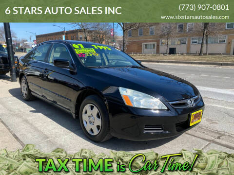 2007 Honda Accord for sale at 6 STARS AUTO SALES INC in Chicago IL