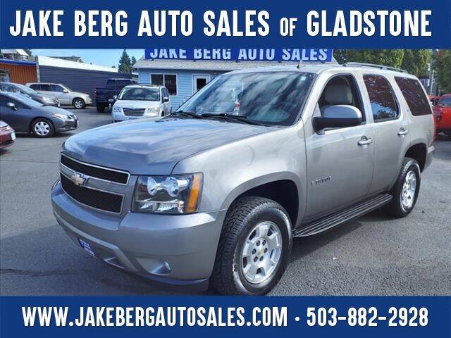 2008 Chevrolet Tahoe for sale at Jake Berg Auto Sales in Gladstone OR