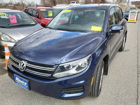 2013 Volkswagen Tiguan for sale at Howe's Auto Sales LLC - Howe's Auto Sales in Lowell MA