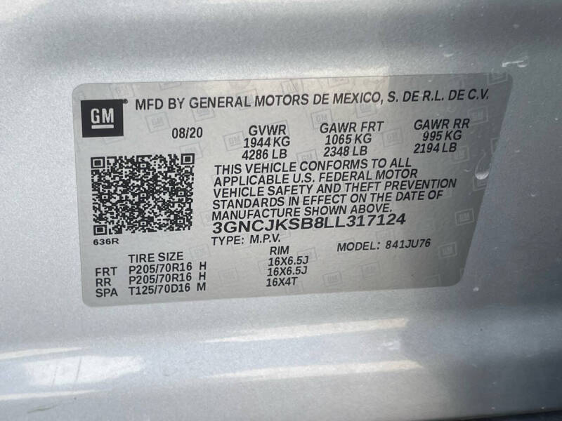 2020 Chevrolet Trax LS