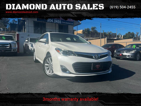 2015 Toyota Avalon for sale at DIAMOND AUTO SALES in El Cajon CA