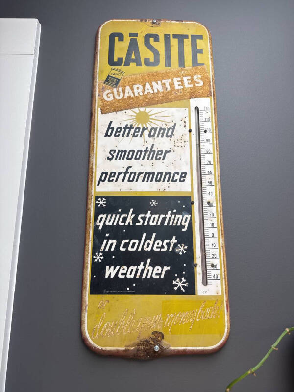 Casite Tin Thermometer