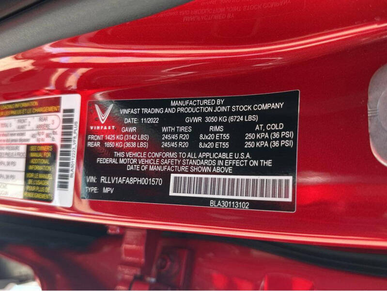 2023 VinFast VF8 Plus City Edition