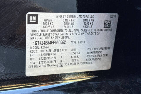 2015 GMC Sierra 3500HD