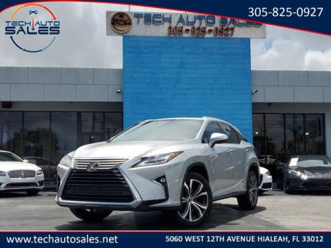 2018 Lexus RX 350 for sale at Tech Auto Sales in Hialeah FL