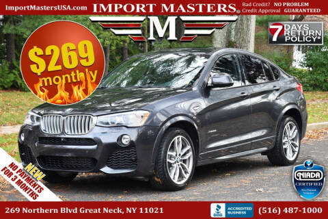 2017 BMW X4 for sale at Import Masters in Great Neck NY