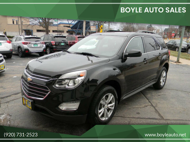 2016 Chevrolet Equinox for sale at Boyle Auto Sales in Appleton WI