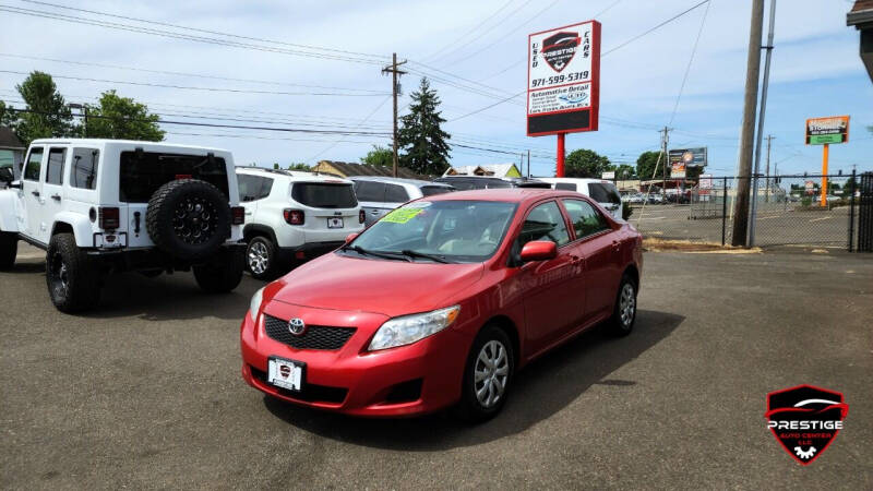 2009 Toyota Corolla for sale at PRESTIGE AUTO CENTER LLC in Salem OR