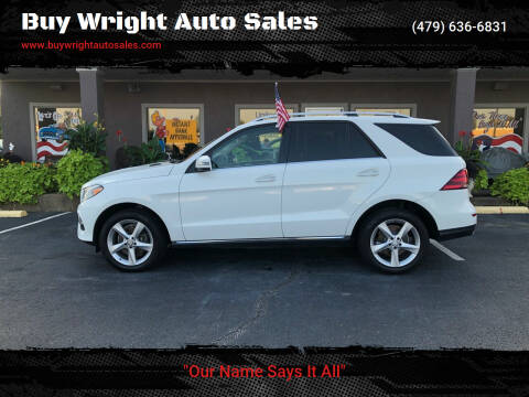 2016 Mercedes-Benz GLE for sale at Buy Wright Auto Sales in Rogers AR