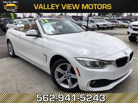 2014 BMW 4 Series for sale at Valley View Motors in Whittier CA