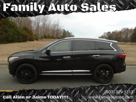 2013 Infiniti JX35 for sale at Family Auto Sales in Rock Hill SC