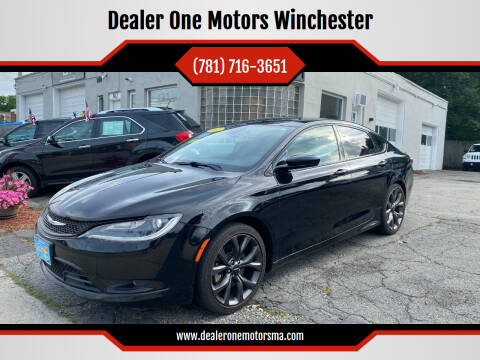 2015 Chrysler 200 for sale at Dealer One Motors Winchester in Winchester MA