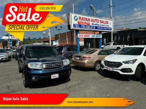 2012 Honda Pilot for sale at Rayan Auto Sales in Plainfield NJ