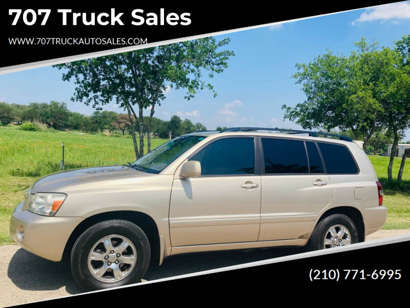 2007 Toyota Highlander for sale at BRACKEN MOTORS in San Antonio TX