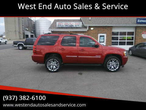 2013 Chevrolet Tahoe for sale at West End Auto Sales & Service in Wilmington OH