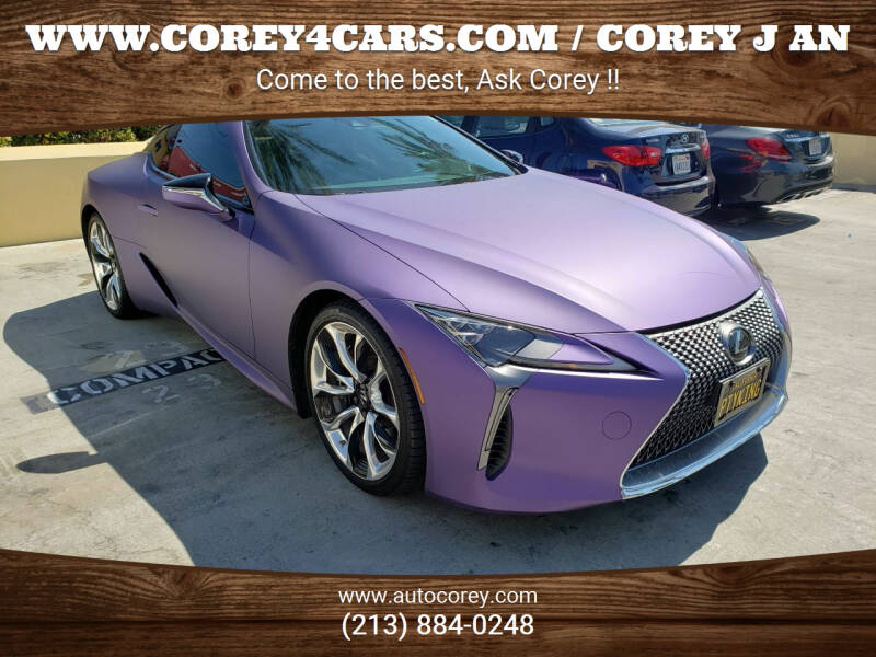 2019 Lexus LC 500 for sale at WWW.COREY4CARS.COM / COREY J AN in Los Angeles CA