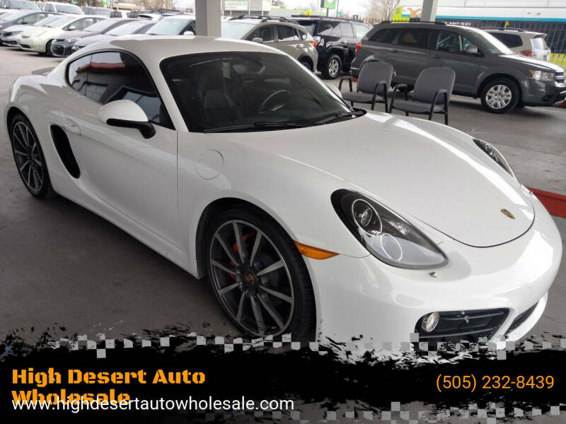 2014 Porsche Cayman for sale at High Desert Auto Wholesale in Albuquerque NM