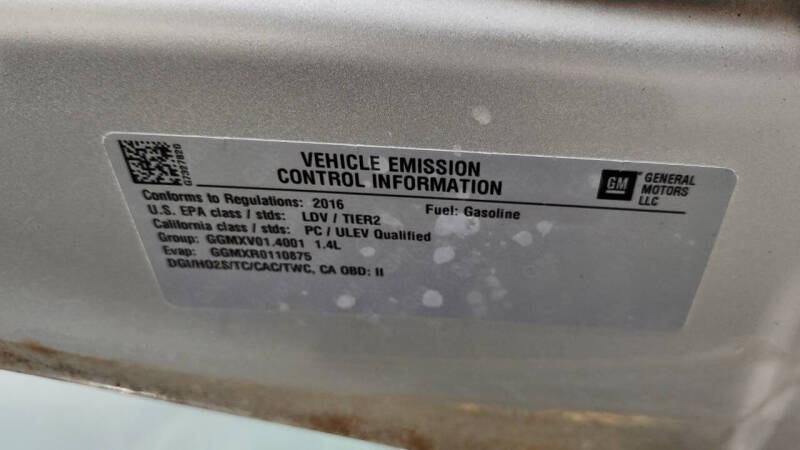 2016 Chevrolet Cruze LT Auto