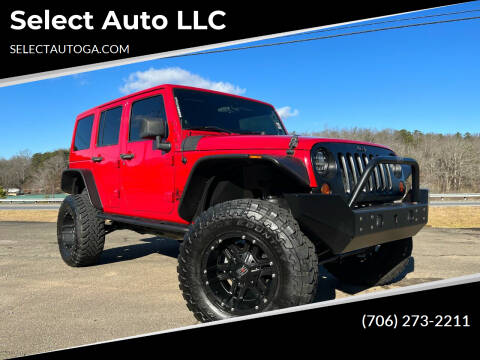 2011 Jeep Wrangler Unlimited for sale at Select Auto LLC in Ellijay GA