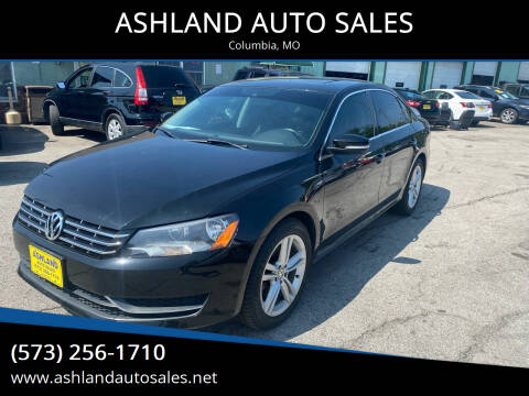 2014 Volkswagen Passat for sale at ASHLAND AUTO SALES in Columbia MO