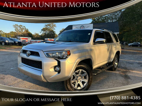 2015 Toyota 4Runner for sale at Atlanta United Motors in Jefferson GA