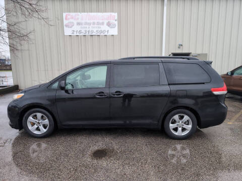 2011 Toyota Sienna for sale at C & C Wholesale in Cleveland OH