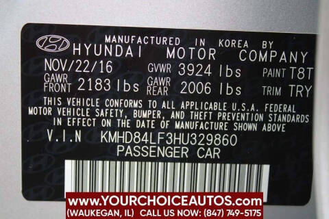 2017 Hyundai Elantra Value Edition