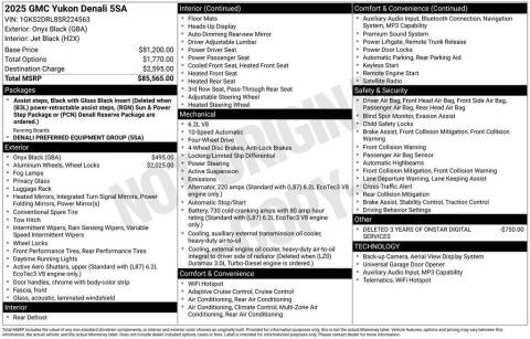 2025 GMC Yukon Denali