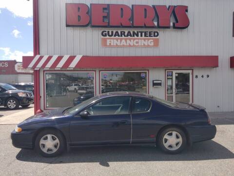 2001 Chevrolet Monte Carlo for sale at Berry's Cherries Auto in Billings MT