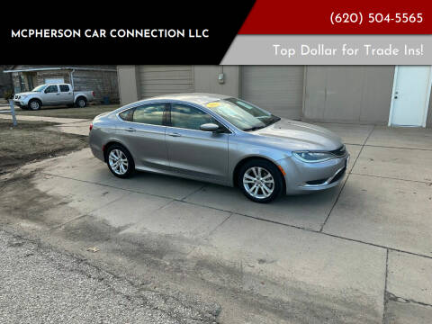 2016 Chrysler 200 for sale at McPherson Car Connection LLC in Mcpherson KS