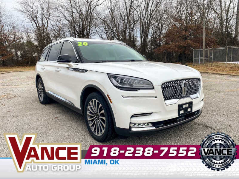 2020 Lincoln Aviator for sale at Vance Fleet Services in Guthrie OK