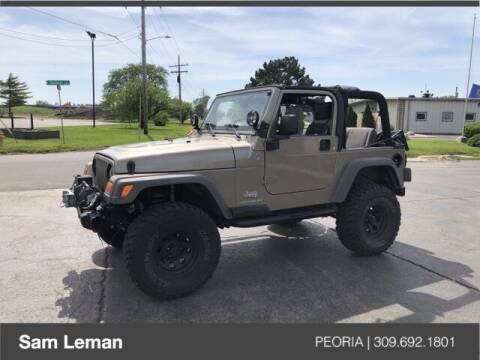 2005 Jeep Wrangler for sale at Sam Leman Chrysler Jeep Dodge of Peoria in Peoria IL