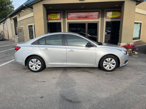 2014 Chevrolet Cruze for sale at Advantage Auto Sales in Garden City ID