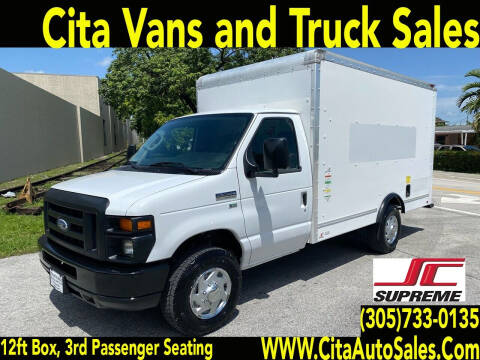 2014 FORD ECONOLINE E350 SRW 12 FT BOX TRUCK. for sale at Cita Auto Sales in Medley FL