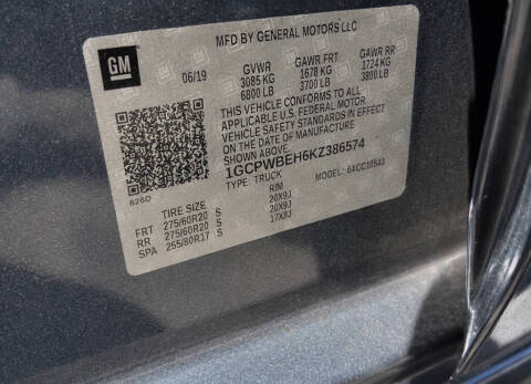 2019 Chevrolet Silverado 1500