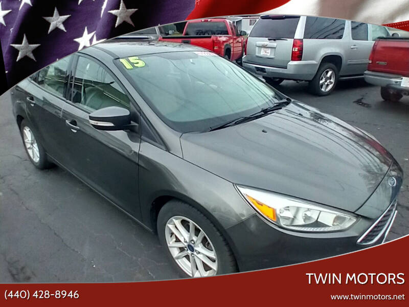 2015 Ford Focus for sale at TWIN MOTORS in Madison OH