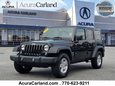 2018 Jeep Wrangler JK Unlimited for sale at Acura Carland in Duluth GA