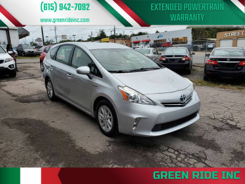 2014 Toyota Prius v for sale at Green Ride Inc in Nashville TN
