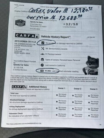 2015 Honda CR-V LX