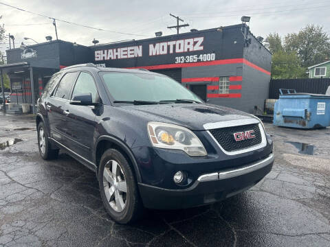 2012 GMC Acadia for sale at Shaheen Motorz, LLC. in Detroit MI