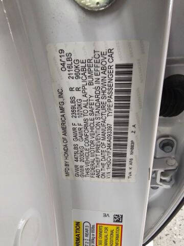 2019 Honda Accord Sport