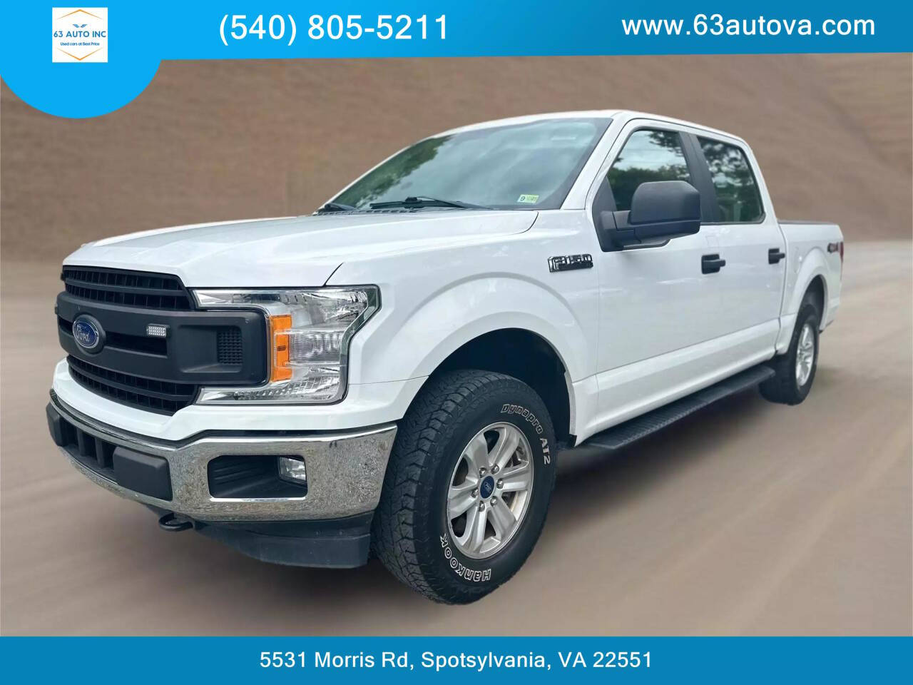 2018 Ford F-150 for sale at 63 Auto Inc in Spotsylvania, VA