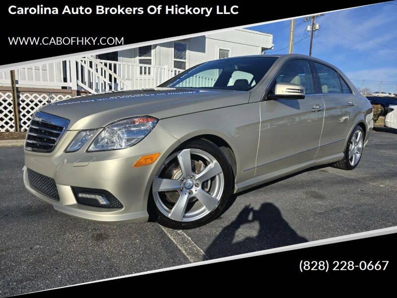 2011 Mercedes-Benz E-Class for sale at Carolina Auto Brokers of Hickory LLC in Hickory NC