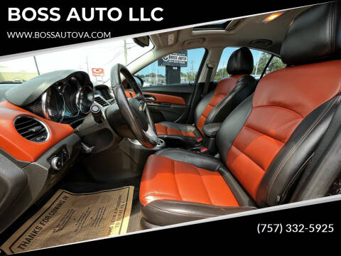 2014 Chevrolet Cruze for sale at BOSS AUTO LLC in Norfolk VA