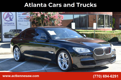 2013 BMW 7 Series for sale at Atlanta Cars and Trucks in Kennesaw GA