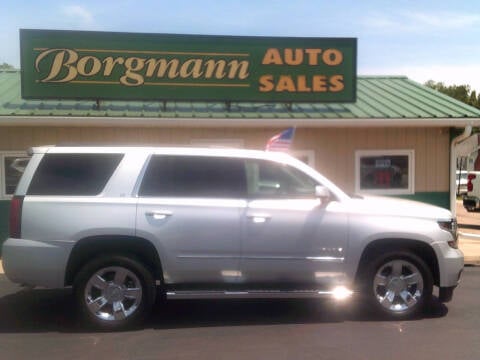 2016 Chevrolet Tahoe for sale at Borgmann Auto Sales in Norfolk NE
