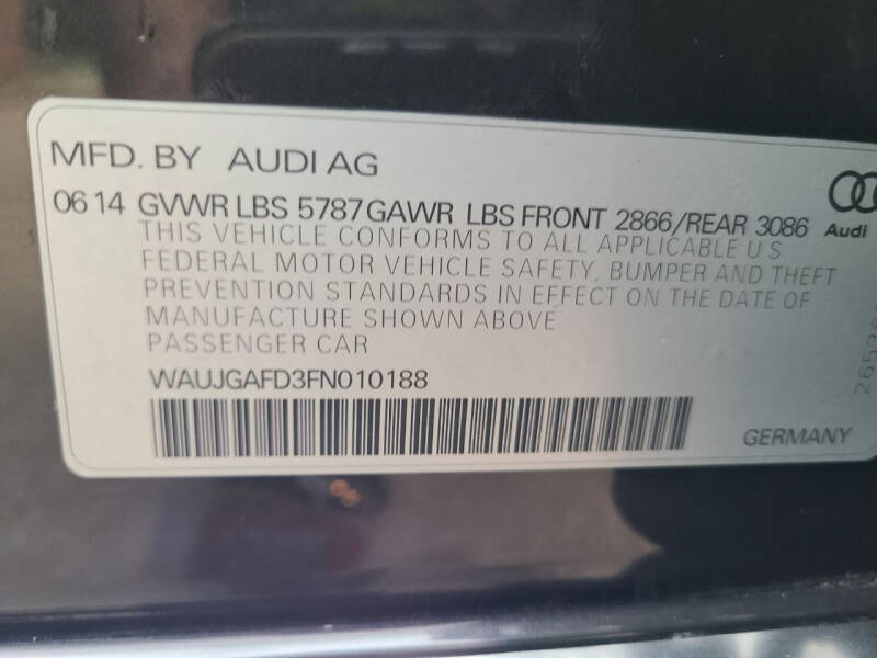 2015 Audi A8 3.0T quattro