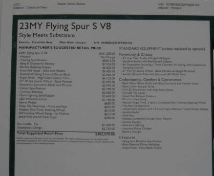 2023 Bentley Flying Spur V8